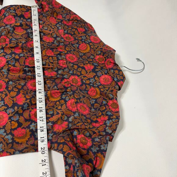 Sundance Fields of Florals Top Shirt Multi Color Sz S - Picture 6 of 9